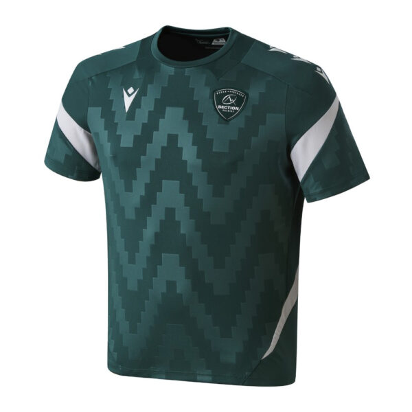 T-shirt d'entrainement Section Paloise Vert 700112440001 Face Lateral