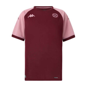 T-shirt d'entrainement UBB pour enfant Kappa Mokiba Bordeaux 351Y46W AOC Face