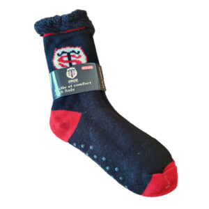 Chaussettes hautes fourrées Fabien Stade Toulousain Noir