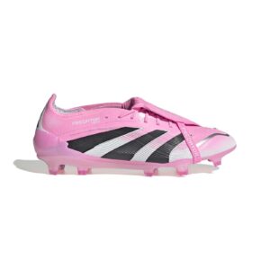 Crampons Adidas Predator Elite Languette rabattable FG Rose JI1094 Lateral
