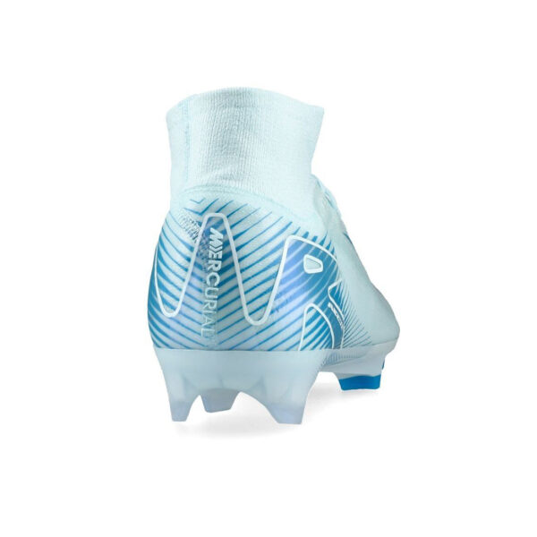 Crampons Nike Air Zoom Mercurial Superfly 10 Elite FG Mad Ambition Bleu FQ1454 400 Back