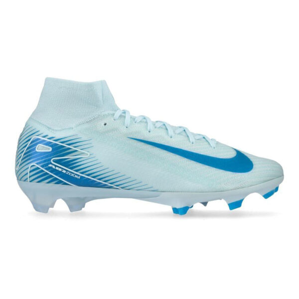 Crampons Nike Air Zoom Mercurial Superfly 10 Elite FG Mad Ambition Bleu FQ1454 400 Lateral