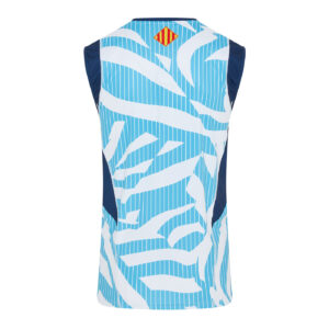 Débardeur d'entrainement Domicile USAP Adidas Singlet Bleu ciel et blanc CDR933 Dos