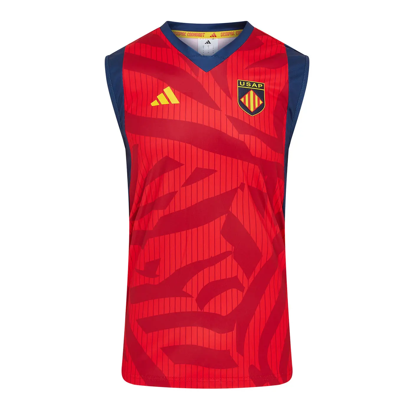 Maillot De Rugby Perpignan USAP – Taille 5/6 Ans – Errea Rouge – État Très Bon