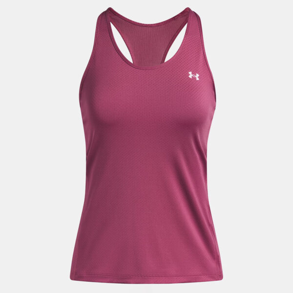 Débardeur pour femme UA HeatGear® Armour Racer Fuchsia 1328962-659 Face