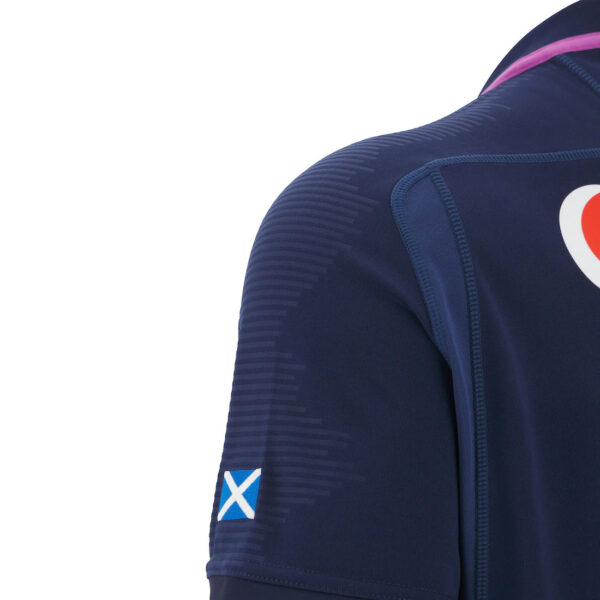 Maillot de match Replica Domicile Écosse Rugby Bleu marine 40007081 Detail Dos Epaule