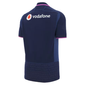 Maillot de match Replica Domicile Écosse Rugby Bleu marine 40007081 Dos Lateral