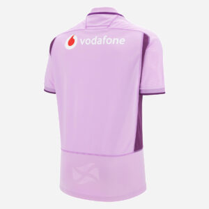 Maillot de match Replica Extérieur Écosse Rugby Rose 40007089 Dos Lateral