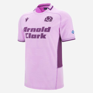 Maillot de match Replica Extérieur Écosse Rugby Rose 40007089 Face Lateral