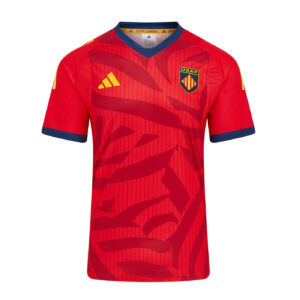 Maillot d’échauffement Extérieur Officiel USAP 25:26 Rouge CDR940 Face