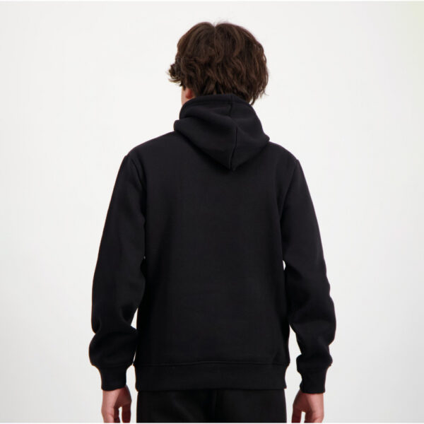Sweat à capuche Adi Stade Toulousain pour enfant Hoodie Noir Vue porté de dos