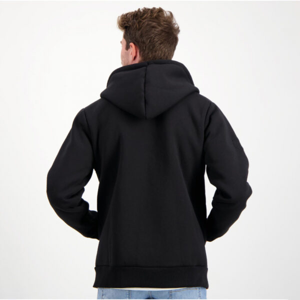 Veste à capuche Freeze Stade Toulousain pour homme Hoodie Noir Vue porté de dos