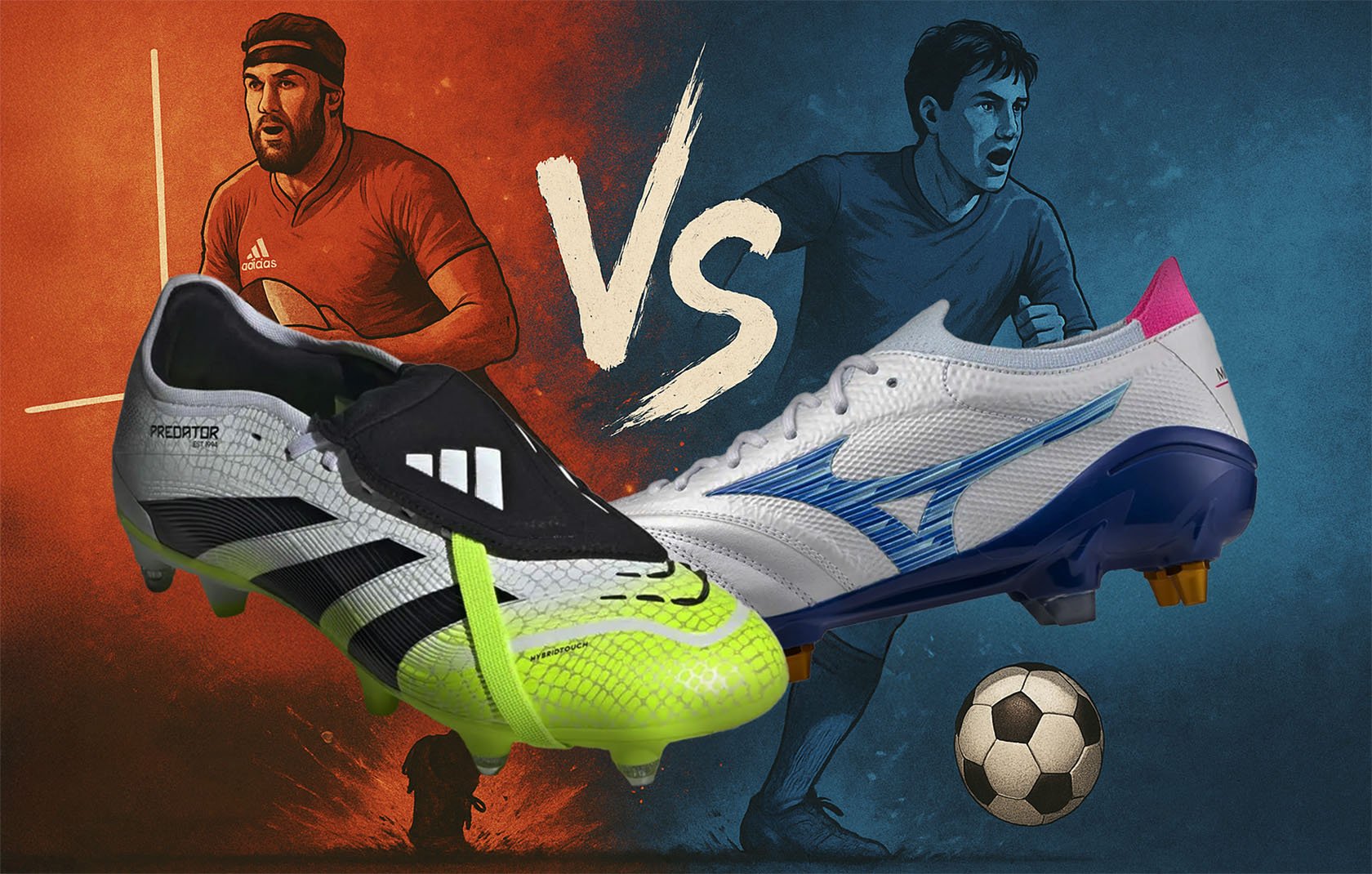 Comparatif Adidas Predator vs Mizuno Morelia