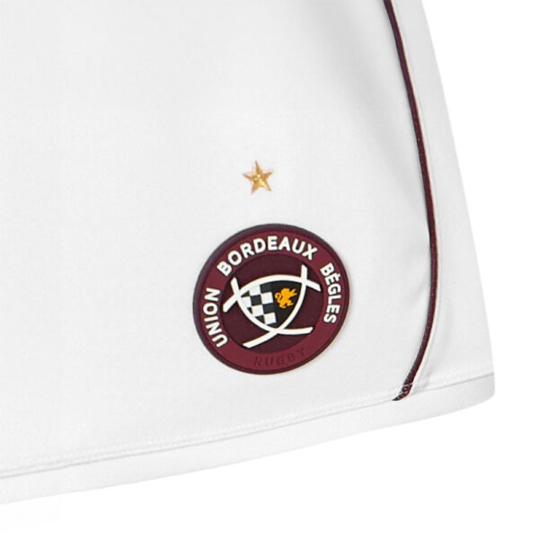 Short Replica Extérieur Union Bordeaux Bègles 2026 Blanc 361X2KW Detail Dos Logo
