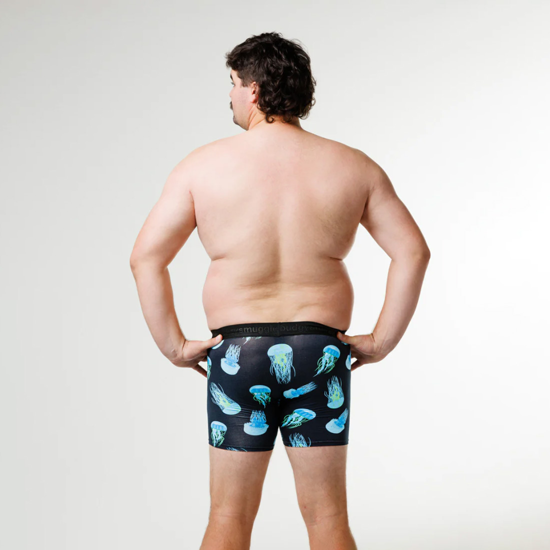 Boxer Premium 2.0 Budgy Smuggler Méduses Vue porté de dos