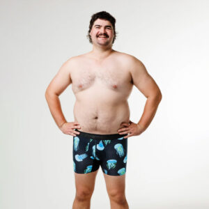 Boxer Premium 2.0 Budgy Smuggler Méduses Vue porté de face