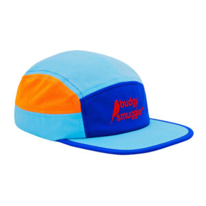 Casquette de running Budgy Smuggler Bleu et Orange Face Lateral