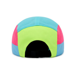Casquette de running Budgy Smuggler Jaune, Bleu et Rose Dos