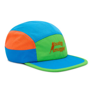 Casquette de running Budgy Smuggler Vert, Orange et Bleu Face Lateral