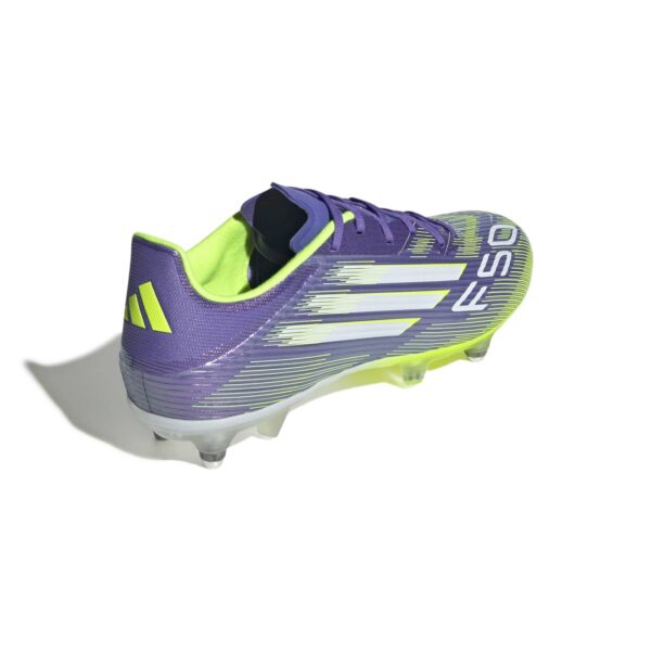 Crampons de foot Adidas F50 League Violet JH7732 Back Lateral Top