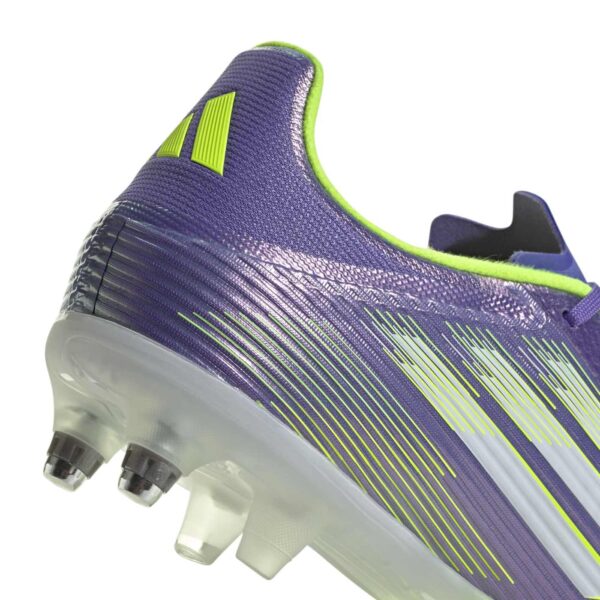 Crampons de foot Adidas F50 League Violet JH7732 Detail Back Lateral