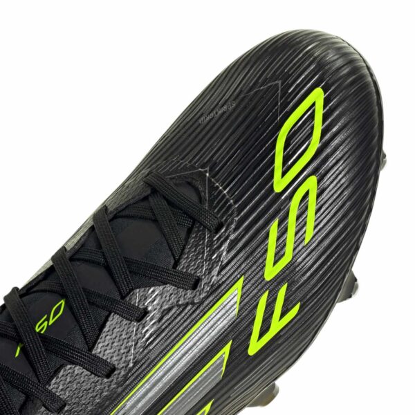 Crampons de football F50 League SG Noir JH7730 Detail Front Top Lateral
