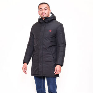 Parka Doudoune Limba Stade Toulousain pour homme avec capuche Vue porté de face