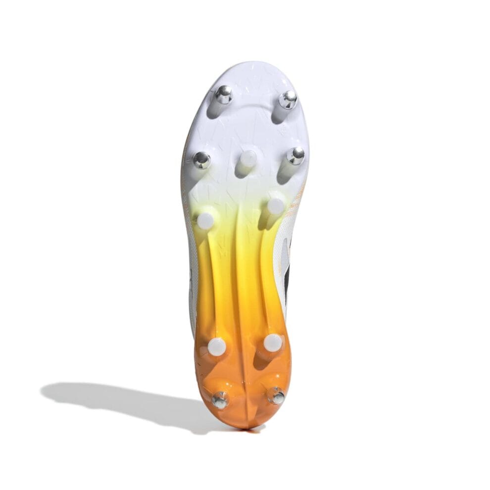 Crampons de rugby Adidas Adizero RS15 Pro SG Blanc, orange et bleu ...