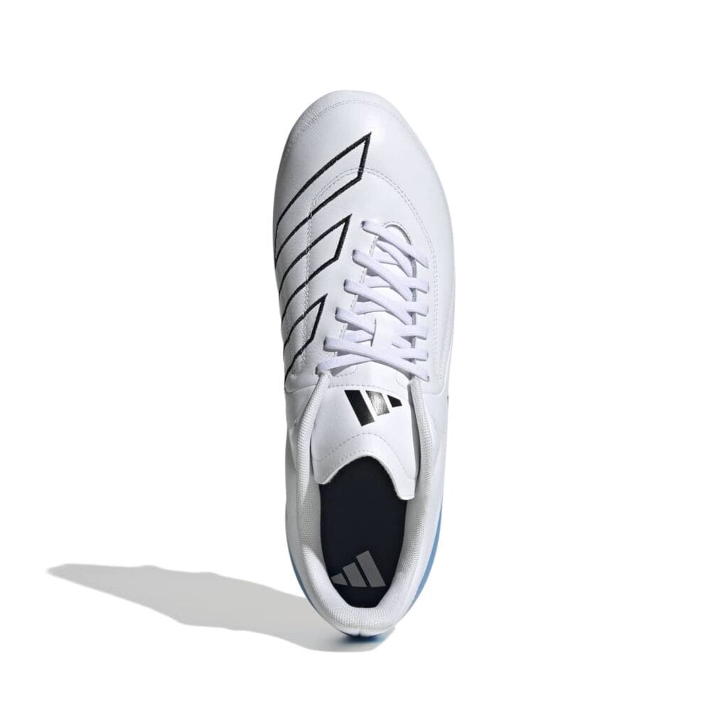 Crampons de rugby Adidas RS15 Elite SG Blanc, bleu et orange - Univers ...