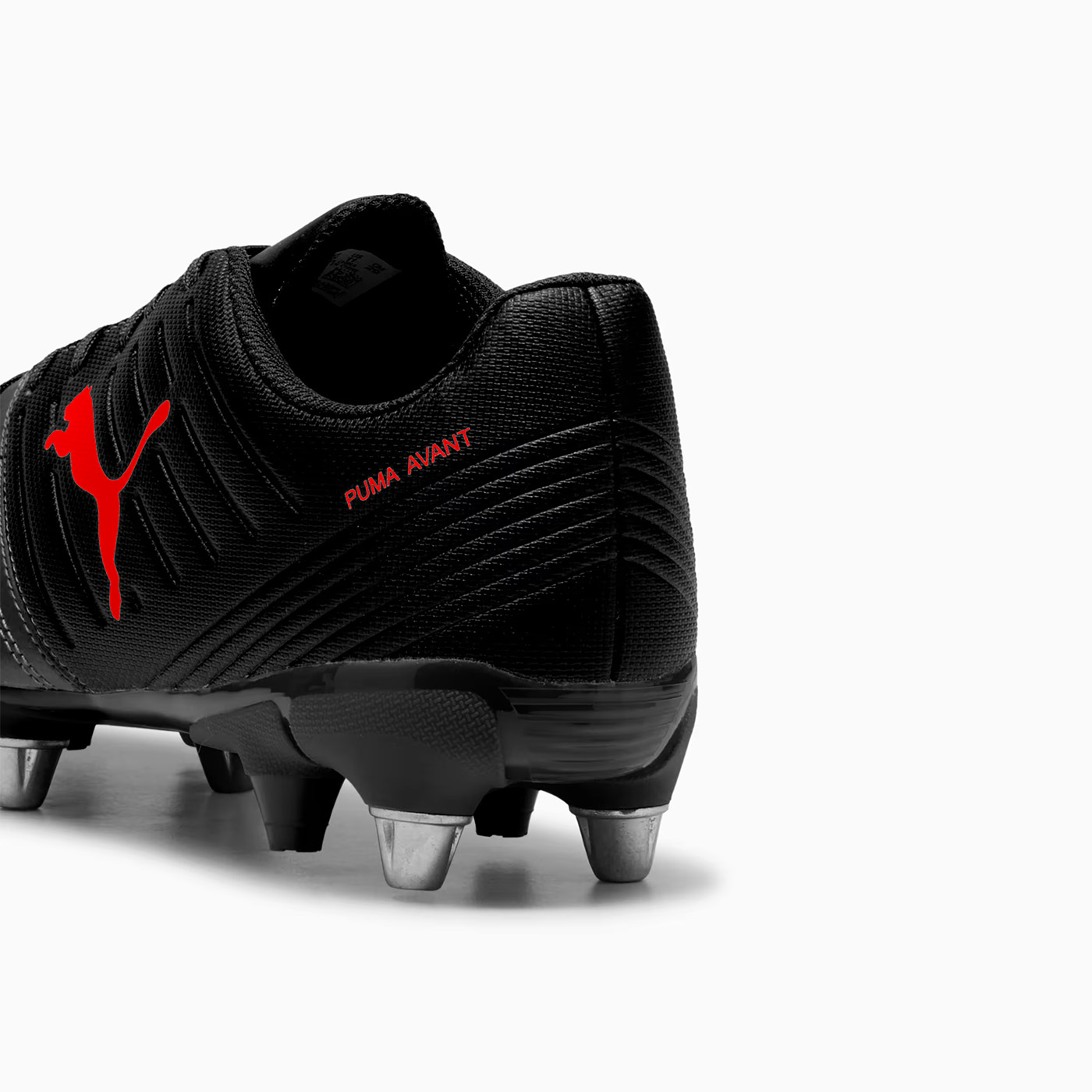 Crampons de rugby Puma Avant Noir et rouge 106715-07 Back