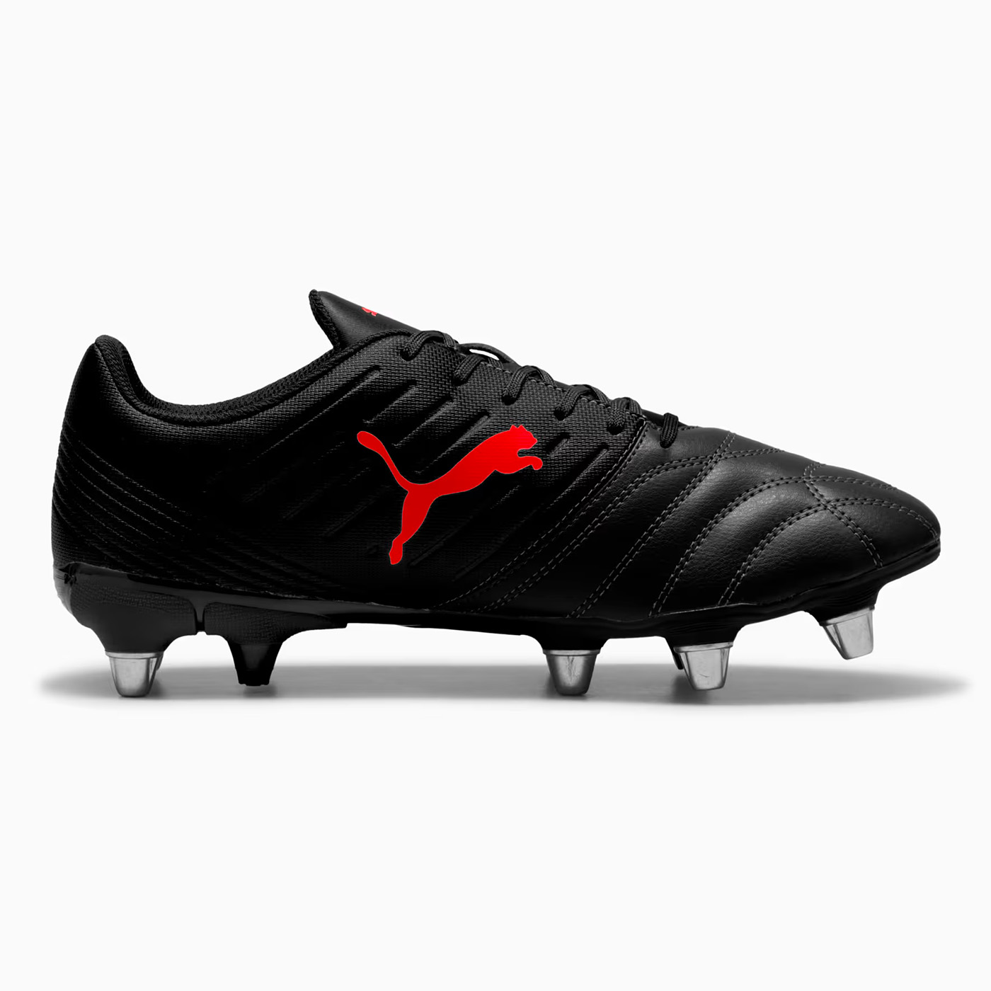 Crampons de rugby Puma Avant Noir et rouge 106715-07 Medial