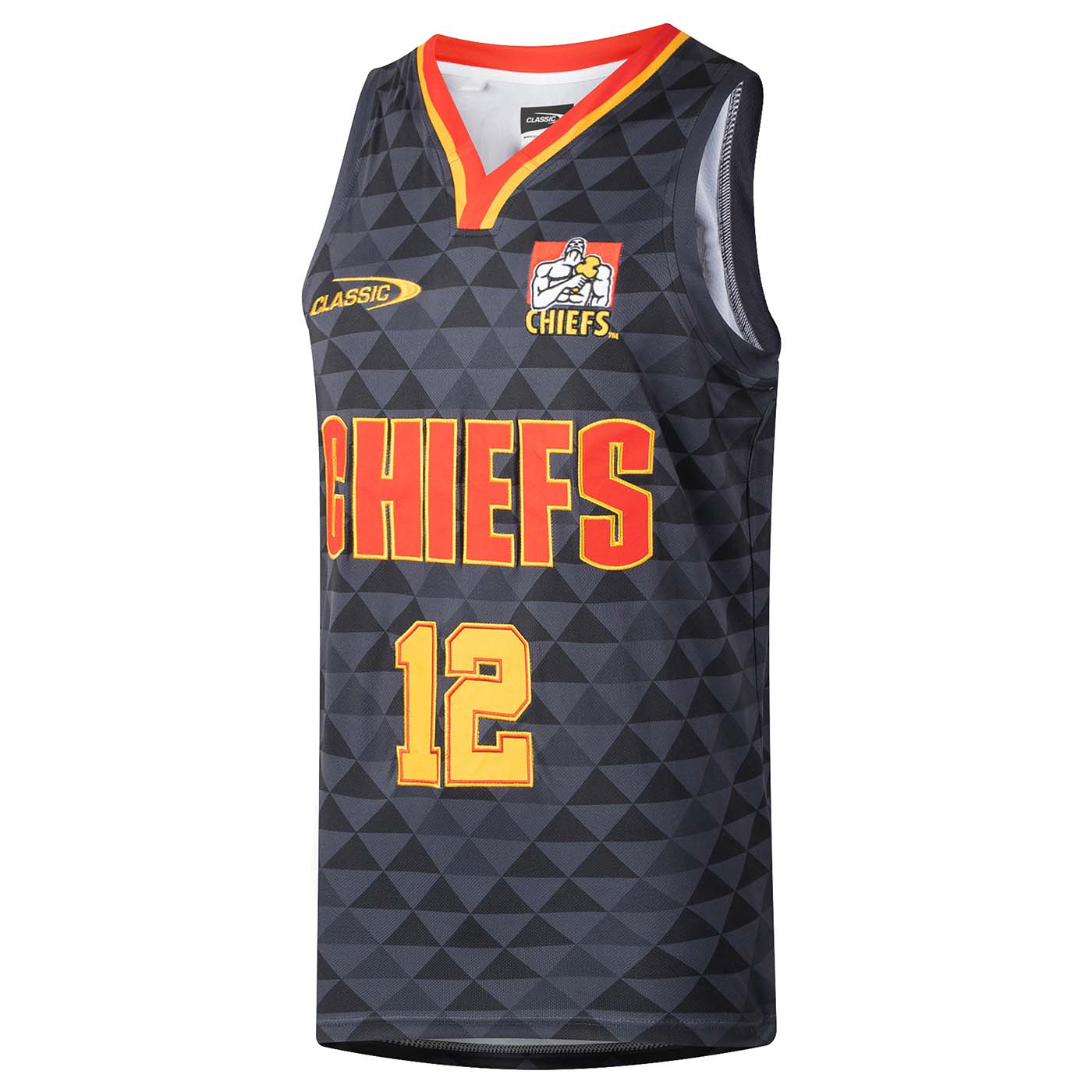 Débardeur « Basketball » Supporter Chiefs Super Rugby Singlet Homme CSI-CHR26SMBSI2 Face Lateral