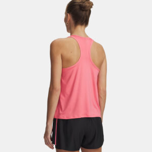 Débardeur UA Tech™ Knockout pour femme Under Armour Rose doux 1389851-600 Vue porté de dos