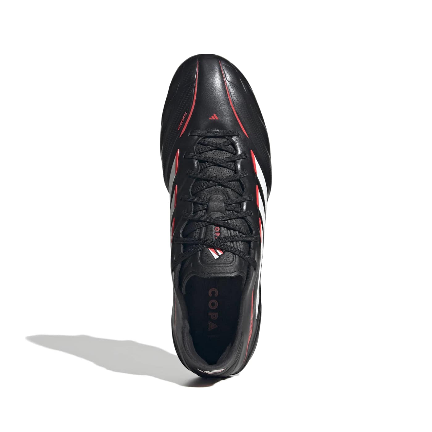 Crampons Adidas Copa Pure IV Elite SG Noir, blanc et rouge JQ0408 Top