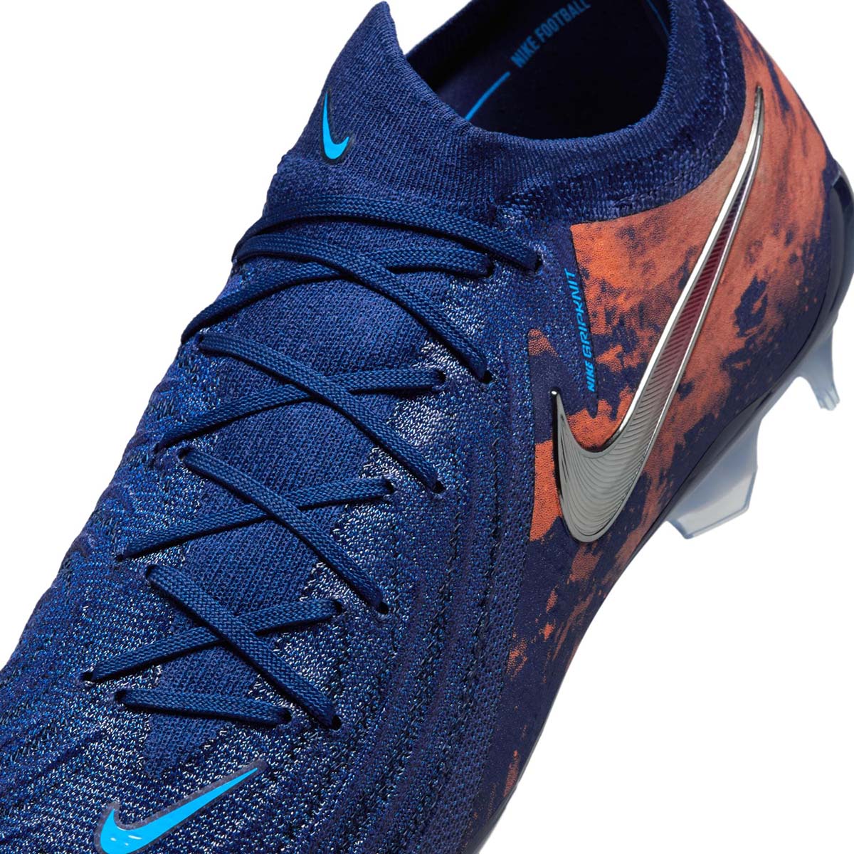 Crampons Nike Phantom GX II Elite FG HF6361-400 Detail Top Lateral