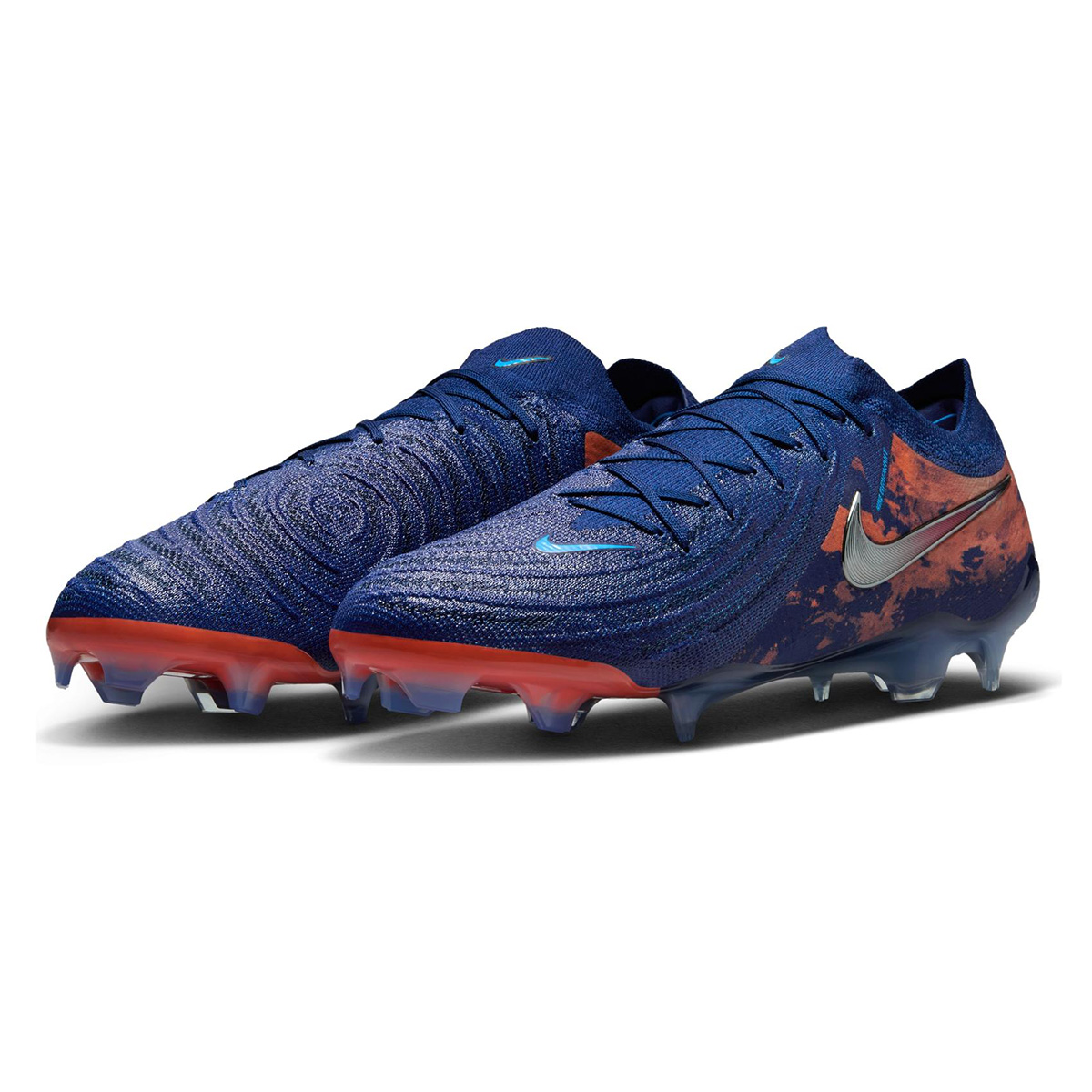 Crampons Nike Phantom GX II Elite FG HF6361-400 Pair Lateral Front Top