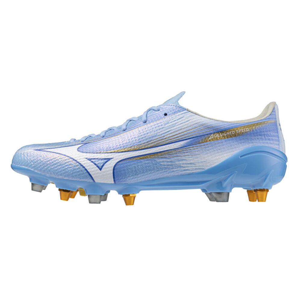 Crampons de rugby Mizuno Alpha III Elite Mix Bleu ciel - Univers Crampons
