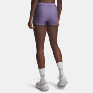 Shorty Under Armour HeatGear® 8cm pour femme Violet 6010725-520 Vue porté de dos
