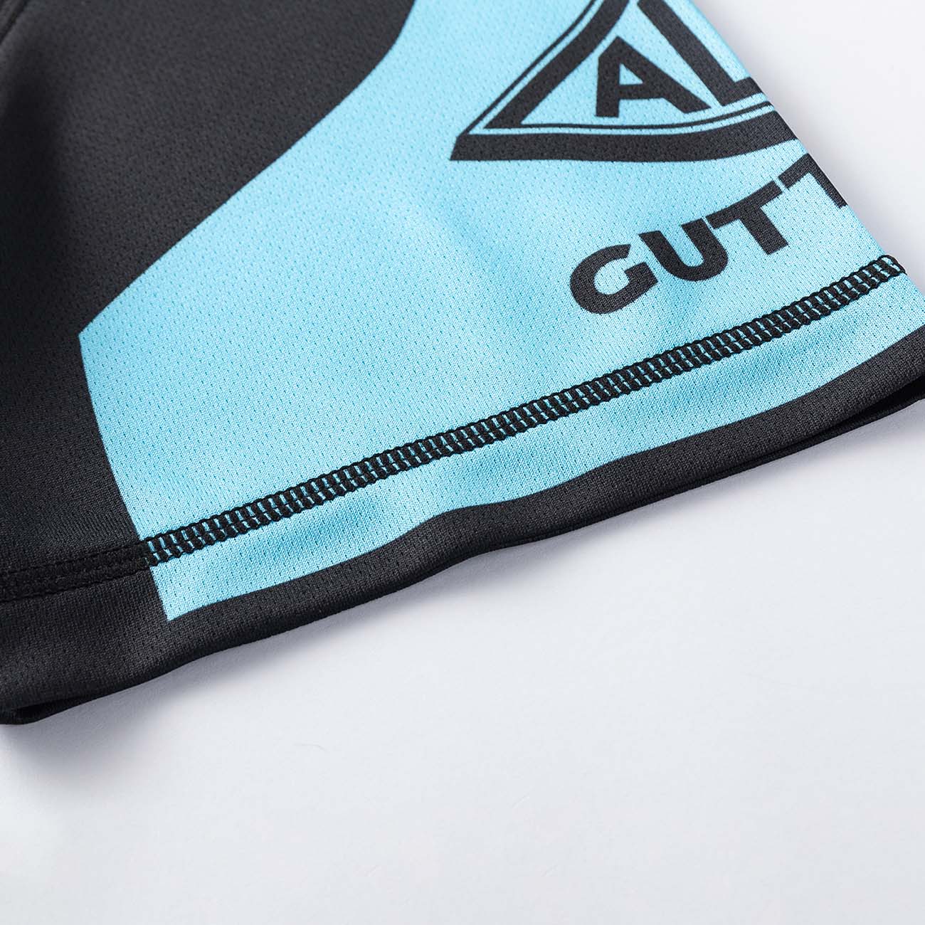T-shirt d'échauffement Cronulla-Sutherland Sharks NRL Pro Retail CSI-CSR26MT6 Detail Manche