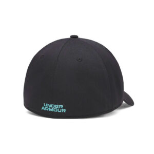 Casquette UA Blitzing Low Under Armour Noir et bleu 1376700-007 Back