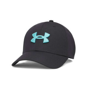Casquette UA Blitzing Low Under Armour Noir et bleu 1376700-007 Face Lateral
