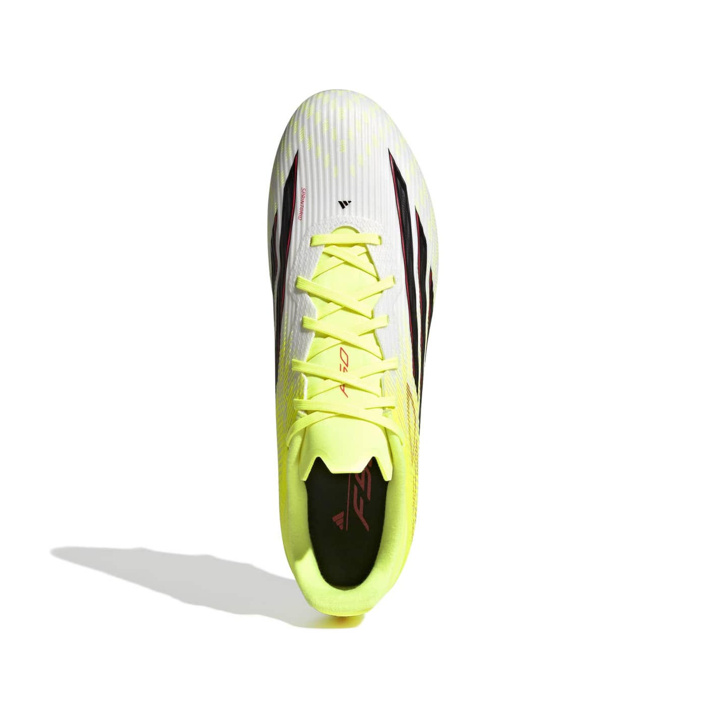 Crampons Adidas F50 League SG Jaune vif et blanc JR8983 Top