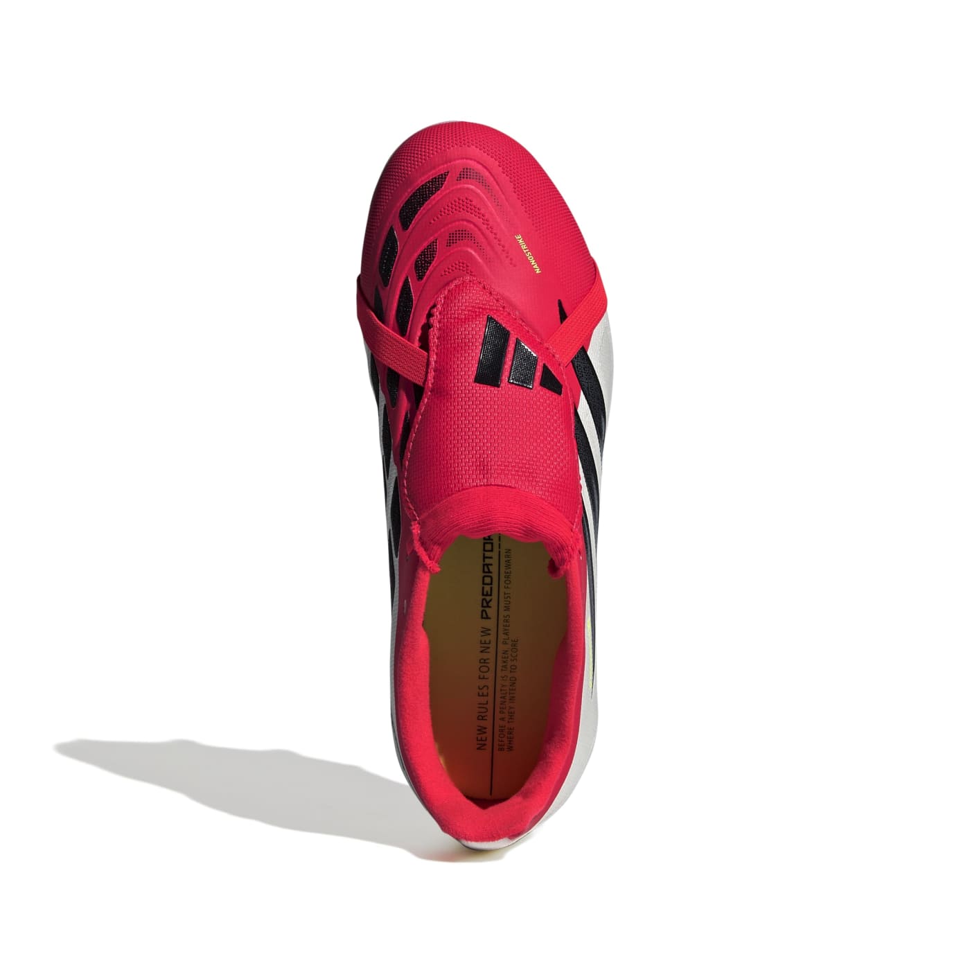 Crampons Junior Adidas Predator League FT SG Rouge vif et blanc JR7892 Top