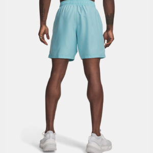 Short UA Tech™ Play pour Homme Under Armour Bleu ciel 6009832-425 Vue porté de dos