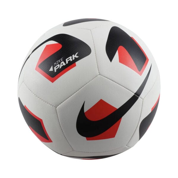 Ballon de football Nike Park Team 2.0 Blanc, rouge et noir - Taille 5 ...