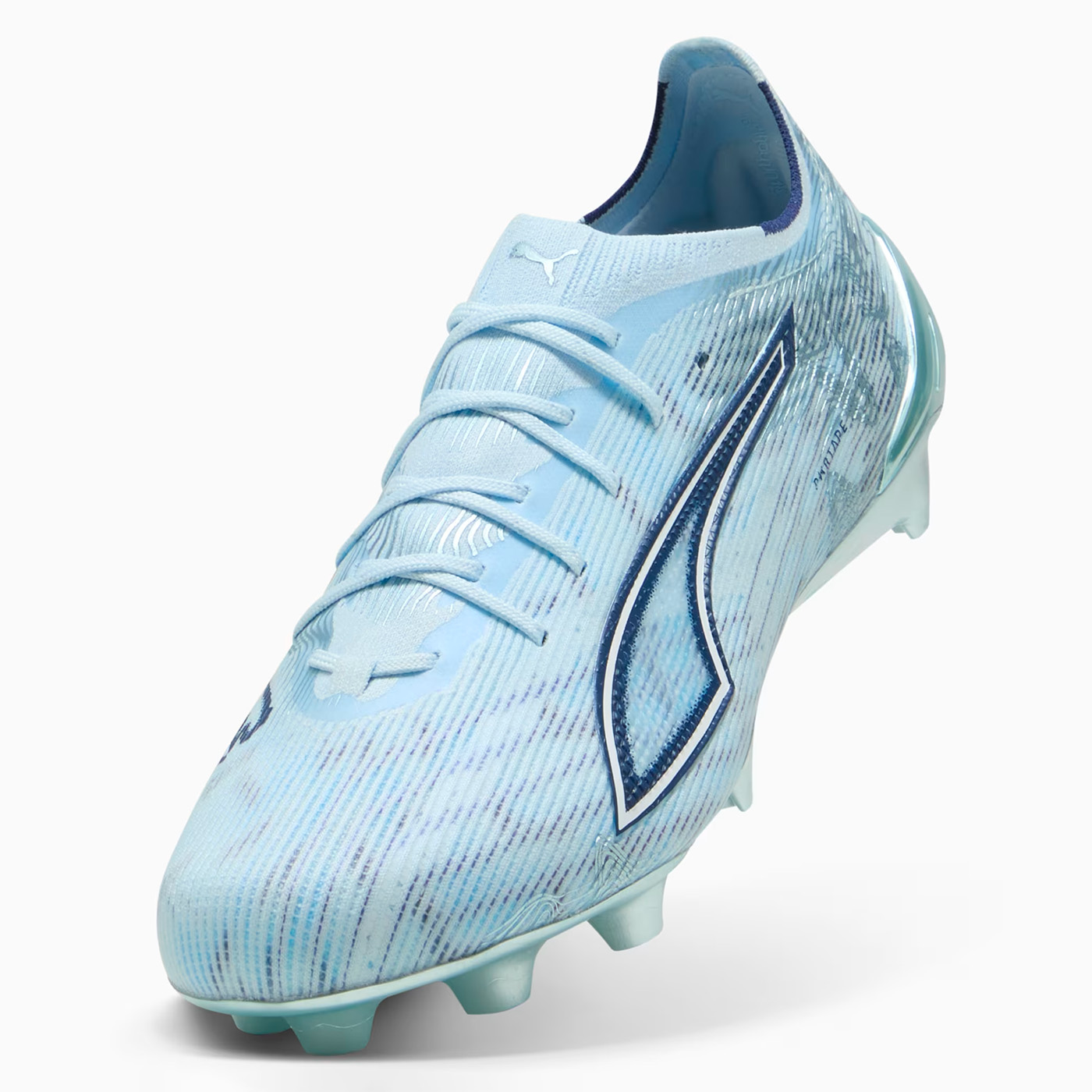 Crampons Puma Ultra 6 Ultimate FG Bleu ciel 108699-03 Front Top Lateral