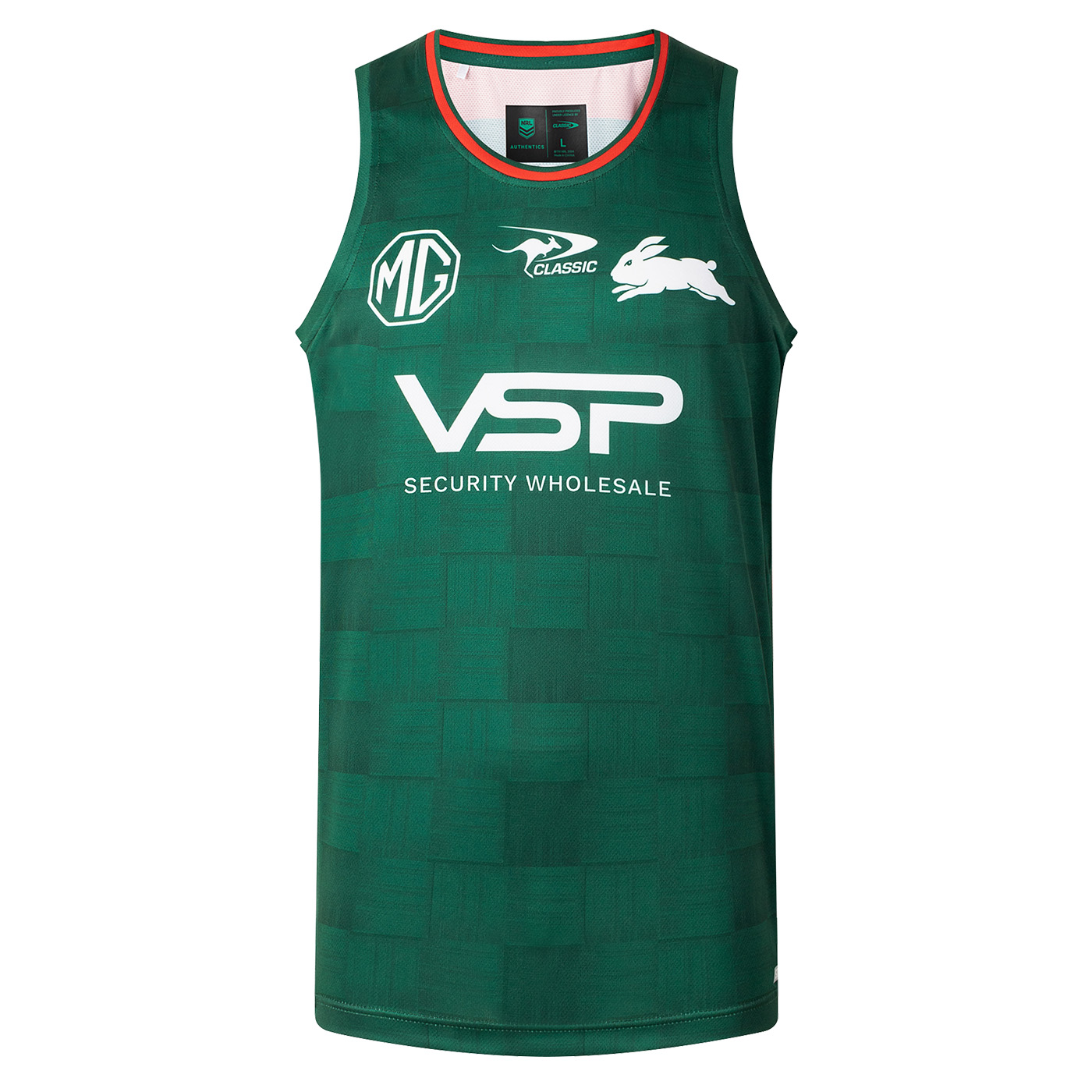 Débardeur d'entrainement Rabbitohs 2026 NRL Pro Singlet CSI-SS26MSI1 Face