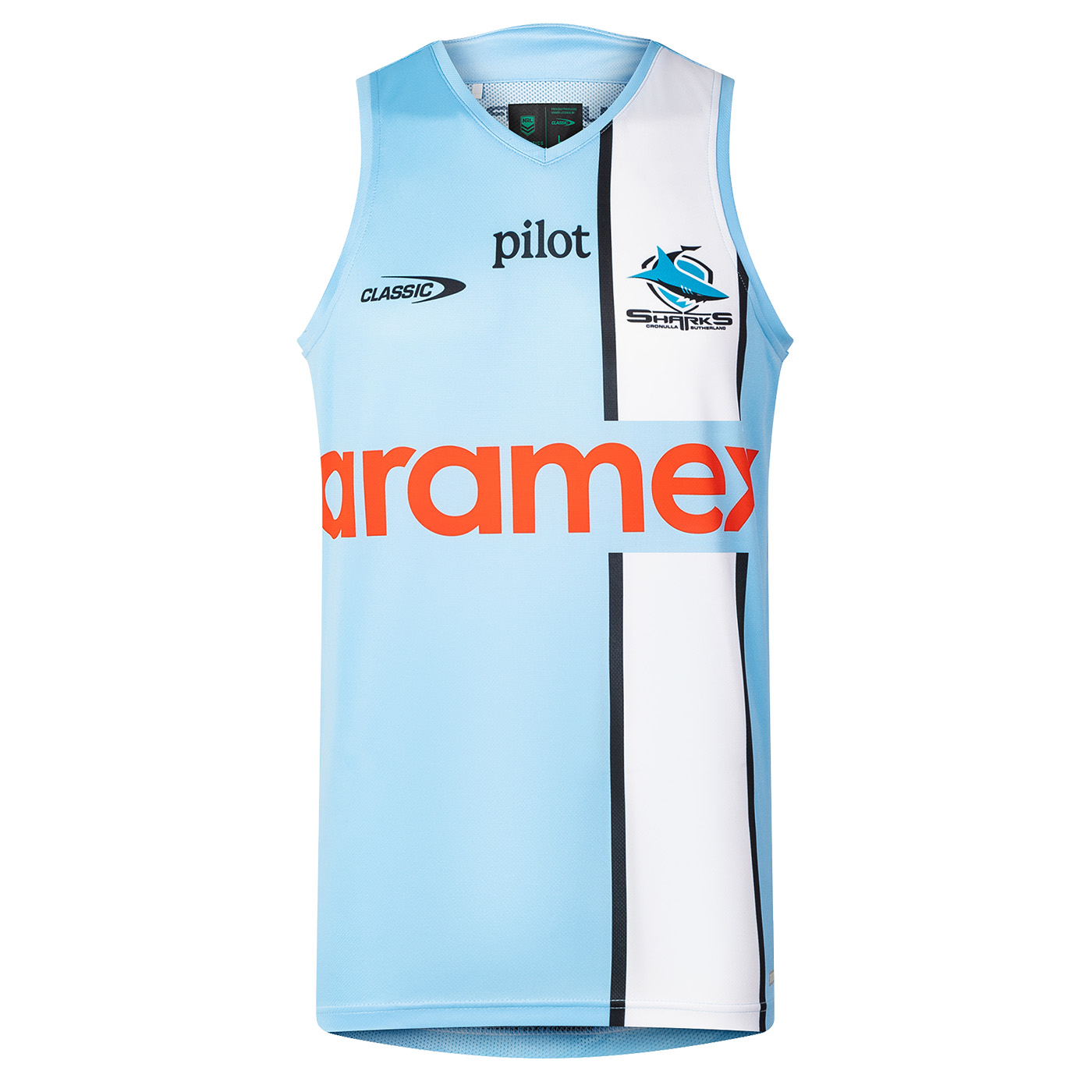 Débardeur d’entrainement Sharks 2026 NRL Pro Singlet CSI-CS26MSI1 Face