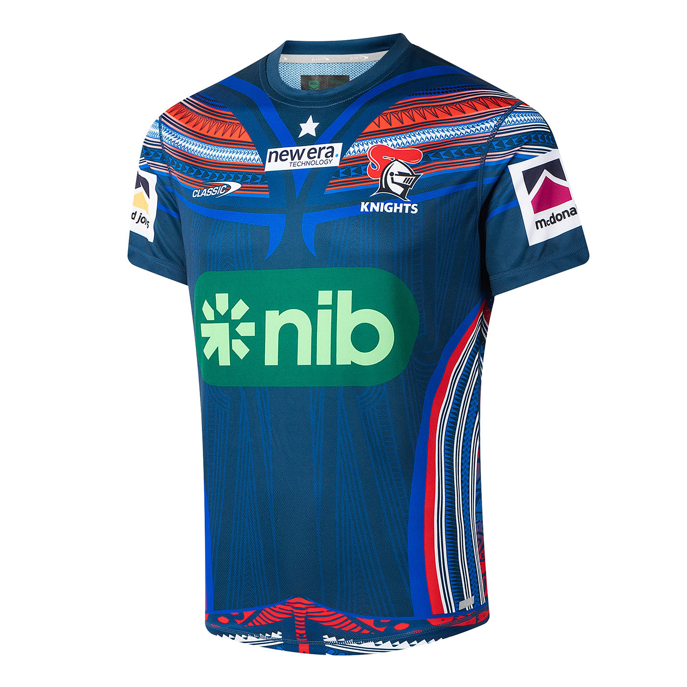 T-shirt d'échauffement Knights 2026 Pro NRL pour homme CSI-NKR26MT6 Face Lateral