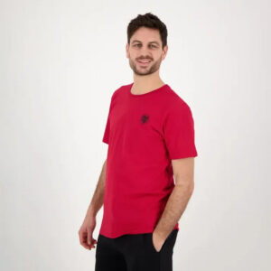T-shirt pour Homme Reflect Stade Toulousain Rouge Vue porté de face lateral